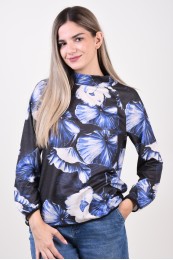 Bluza Dama Sunday 6220 Black/Crème/Blue